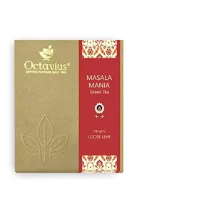 Octavius Masala Mania Loose Leaf Green Tea - 100 Gms