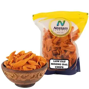 Neelam Foodland Low Fat Moong Dal Chips 400G