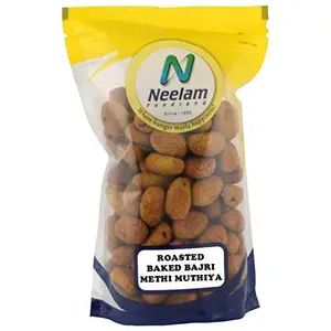 Neelam Foodland Roasted Baked BAJRI Methi MUTHIYA (400 G)