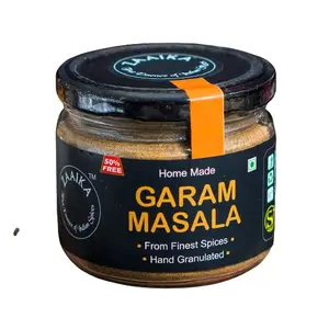 ZAAIKA Strong Garam Masala 100% Pure Spice Mix | Jain Masala no garlic or onion | No Added Flavors or Preservative | Exotic Indian Masala Spices | 180 g