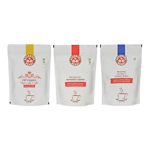 Baarbara Berry Blended Coffee Beans Giris Legacy and Roasted Arabica Coffee Beans 750 Grams (Cbo of 3)