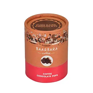 Baarbara Berry Coffee Chocolate Pops - (Pure Dark Chocolate) (Pack of 1)