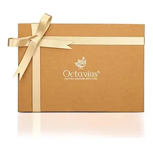 Octavius Gourmet Tea Collection Immunity Range | Assorted 2 Wellness Green Tea Infusion Loose Leaf Teas Packed in Decorative Tin Boxes Put Together In Giftbox - Set of 2 Tins