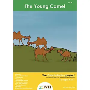 IVEI Panchatantra Story Learning Book - Workbook and 2 DIY Keychains - Colouring Activity Worksheets - Creative Fun Activity and Education for - The Young Camel (Age 4 to 7 Years)