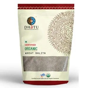 Dhatu Organics Natural Whole Wheat Dalia 500 g