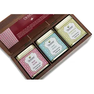Octavius Loose Leaf Tea Gift Set | Elixir Collection - 3 Calming Wellness Loose Teas Loose Teas | Tea Gift Sets for Tea Lovers | Green Tea Sampler Gift Set Box