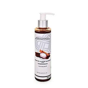 Teal & Terra Hair Cleanser/Shampoo with Onion Oil Rose Neem and Sandalwood with Brahmi Amla Bhringraj Neem Oil Hibiscus & Aloe Vera
