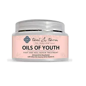 TEAL & TERRA OILS OF YOUTH Foot and Heel repair with Coconut & Olive Oil
