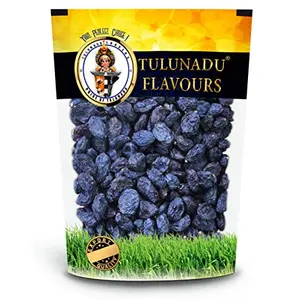 Tulunadu Flavours Delicious Afghan Black Raisins Kali Draksh Kishmish Dry Fruit Black Grapes - Healthy Routine Diet for Skin - Hygienically Packed 1KG