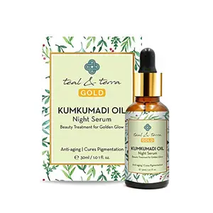 Teal & Terra Kumkumadi Oil (tailam) for Skin Whitening & Glowing Control Face Pigmentation 30 ML (Kumkumadi Oil)