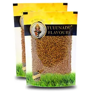 Tulunadu Flavours Whole Fenugreek Seeds 1 KG- Methi Seeds for Home Cooking Supplies - Grocery Foods - Kitchen Masala - Hygienically Packed