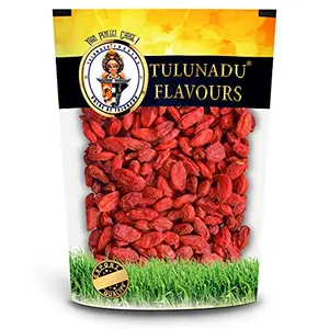 Tulunadu Flavours Whole Dried Goji Berry Dry Fruits 1 KG | Unsulphured Unsweetened | Grocery Foods | Healthy Snacks | High in Anti| Hygienically Packed