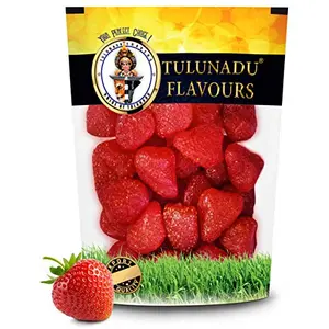 Tulunadu Flavours Whole Strawberry Dry Fruits 500 Gram | Grocery Foods | Healthy Snacks | High in Anti| Hygienically Packed
