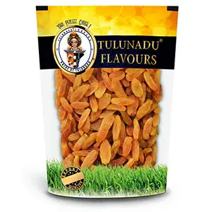 Tulunadu Flavours Delicious Gold Raisins 250 Gram - Suki Draksh - Kishmish Dry Fruit - Dried Tasty Grape - Healthy Routine Diet for Skin - Hygienically Packed