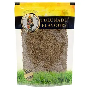 Tulunadu Flavours Whole Jeera Cumin Seeds 500 Gram - Jeeru Herb - Healthy Kitchen Spices - Sortex Clean - Grocery Foods Item - Cooking Supplies - Hygienic Packed