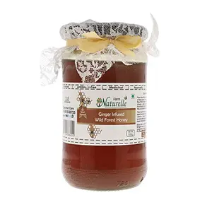 Farm Naturelle-Real Ginger Infused Forest Honey (850 GMS Glass Bottle )-Immense Value