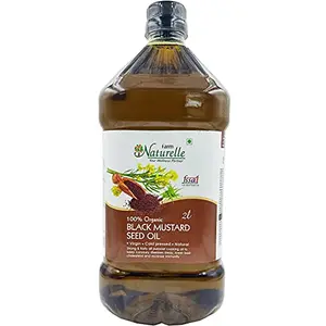 Farm Naturelle -2L- Organic Mustard Seed Oil | The Finest Organic  Cold Pressed Mustard Oil for Cooking | Good for health | Kachi Ghani - 2 Ltr