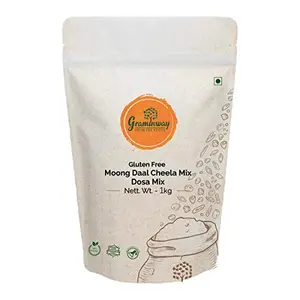 Graminway Moong Daal Cheela Mix/ Dosa Mix 1kg ( Pack of 2 )