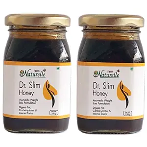Farm Naturelle-2 x Dr. Slim Honey (Forest Honey with Herbs for Quick Fat Reduction)