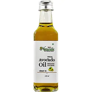 Farm Naturelle- 100% Pure Extra Virgin Avocado Oil | FSSAI Certified |Avocado oil For  Skin & Hair - 100 ML 