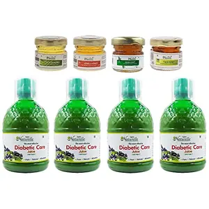 Farm Naturelle-Herbal Care Juice400Ml 2+2 Free ( Pack of 4) and Free Honey 40g x 4