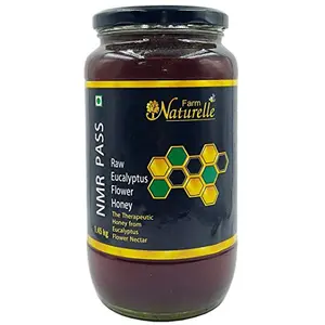 Farm Naturelle - Raw 100% Natural (NMR Tested Passed Certified) Eucalyptus (Forest) Flower Honey- (1.45kg) Glass Bottle.