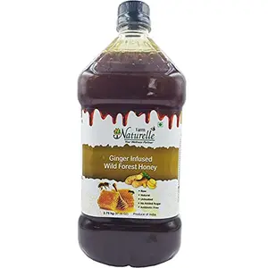Farm Naturelle-Real Ginger Infused Forest Honey| 100% Pure & Natural Ingredients - Immense Medicinal Value |Lab Tested Clove Honey -  2.75 Kg -Pet Bottle