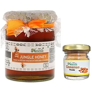 Farm Naturelle-Wild Forest/Jungle Honey (250 GMS with Powder Pack Worth Rs.69/-)The Finest 100% Pure Raw Natural Unprocessed Honey