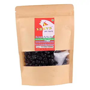 Leeve Dry Fruits Brand Premium Organic Fresh Without Suger Natural unsweetened Dried Black Blackberry Berry 400 gm Pouch