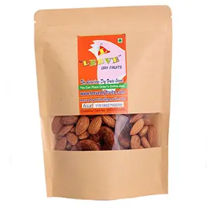 Leeve Dry Fruits Brand Fresh Dried Afghani Fig Sukha Anjeer & Almond Anjira & Badam Anjir Anjeera Angeer athipalam Big size low Offer Price Healthy Snack 400 gm Combo Pack