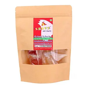 Leeve Brand Meetha Mango Bar Papad & Dry Litchi Cubes Real Dried Combo Pack Slice Bar 200gm