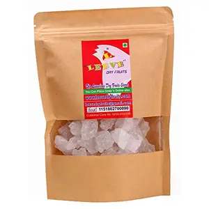 Leeve Brand Best Rock Ston Sugar Primium Cristal Khada Kadisakhar Misri Mishri Crystal Sweet Candy 400 gram Pouch