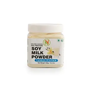 NatureVit SOYA Milk Powder 600g [Vanilla] [Vegan Non-GMO & 25% Protein]