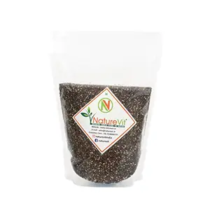 NatureVit Chia Seeds for 1 Kg | Contains ega 3 & Fibre for Management Healthy Food Diet Snack