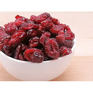 NatureVit Dried Cranberry Sliced 300g [Jar Pack] [Gently Sweetened]