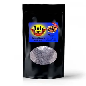 Nuts Buddy Seedless Afghan Black Raisin 850g Drakh Pouch