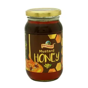 100% Pure Gavyamart Mustard Honey Brand with No Sugar Adulteration 500g