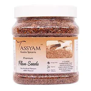 Tassyam Flax Seeds 750g Jar