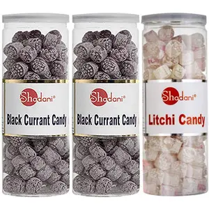 Shadani Black Current & Litchi Candy 230 GMS. Triple Blast (Delhi Special)