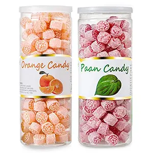 Shadani Orange-Paan Candy-230g. Dual Pack