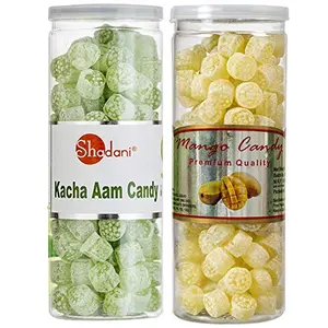 Shadani Kacha Aam & Mango Candy 230gms. Dual Blast (Delhi Special)