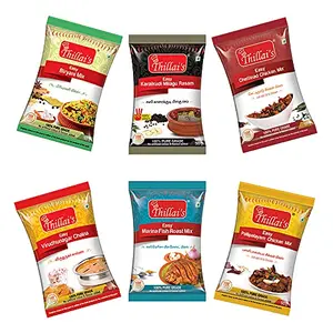 Thillais Instant Masala Each pack-Chicken Mutton and Fish 50g