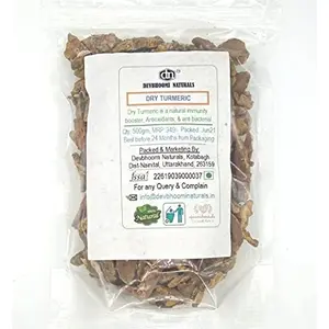 Devbhoomi Naturals Dry Turmeric 100% Pure and Natural harvested from Uttarakhand. 500gm