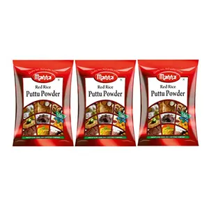 Manna Puttu Powder (Red 500g) - Pack of 3
