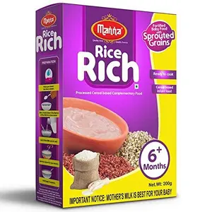 Manna Rice Rich Sprouted Grains Porridge / Cereal Mix - 200g