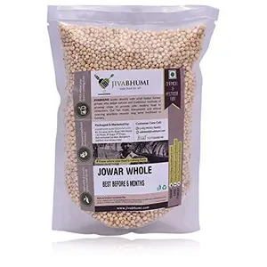 Jivabhumi Organic Jowar Whole and Ragi Whole 950 Grams Each Pack