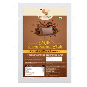 Milk Chocolate Compound - 400g Milk Compound SlabMilk Compound