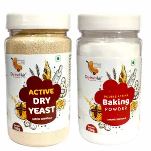 Yeast Powder Active Dry Yeast 150gmFREE BAKING POWDER 150gm Instant Active Dry Yeast Instant Dry Yeast For Pizza Bread Making