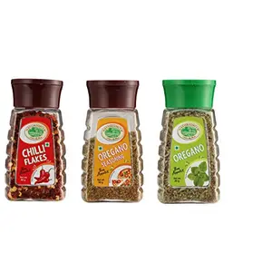 Naturesmith Combo Pack of 3 (Small Oregano Oregano Seasoning Chilli Flakes)