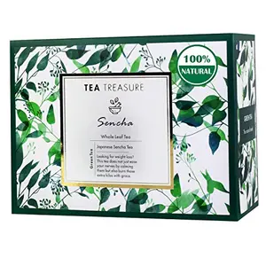 Sencha Green Tea - Energizing Tea good for health Rich - 1 Teabox ( 18 Pyramid Tea Bags )